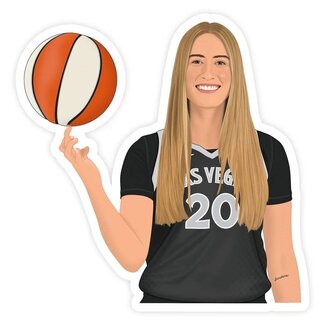 Shop Trimmings Kate Martin Las Vegas Aces Wnba Sticker