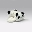 Rainbow Unicorn Po the Panda Plush Hair Claw