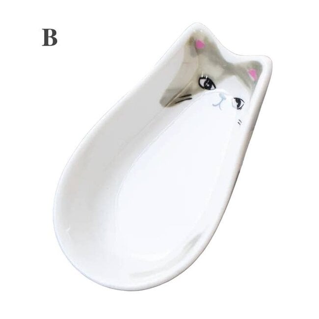 Japanese Style Cat Ceramic Tiny Dish