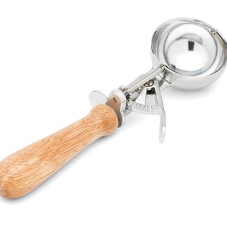 Fox Run Brands Wood Handle Trigger Ice Cream Scoop