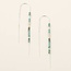 Scout Curated Miyuki Thread Earring Turquoise Multi/Silver