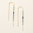 Scout Curated Miyuki Thread Earring Cobalt Multi/Gold