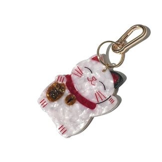 Solar Eclipse Solar Eclipse Lucky Cat Keychain