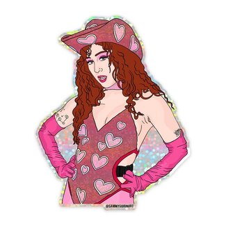 Sammy Gorin Hot 2 Go Glitter Chappell Sticker