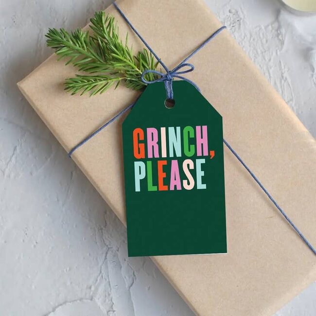 Grinch Please Gift Tags - Set of 10