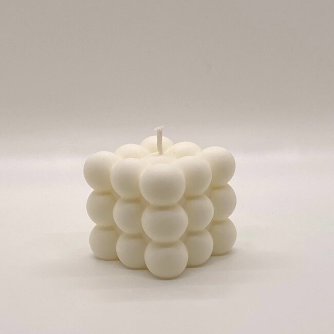 Amude White Bubble Candle