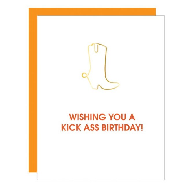 Wishing You A Kick Ass Birthday Paper Clip