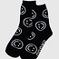 Baggu Crew Socks Black Happy