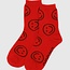 Baggu Crew Socks Red Happy