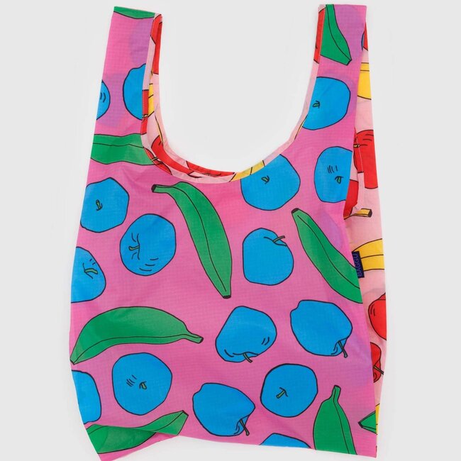 Baggu Reusable Bag Baby Light Pink Apples & Bananas