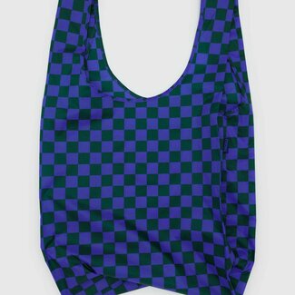 Baggu Baggu Reusable Bag Big Iris Green Check