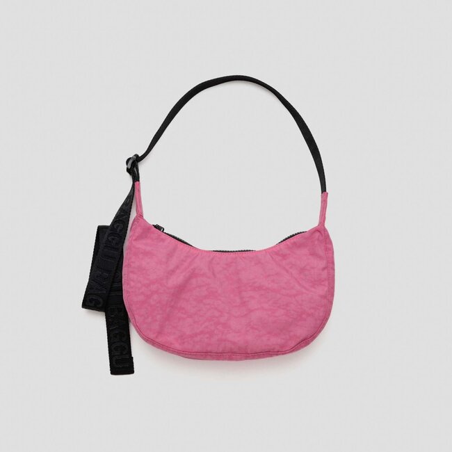 Baggu Small 37" Nylon Crescent Bag Azalea Pink