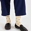 Baggu Crew Socks Cream Rosette