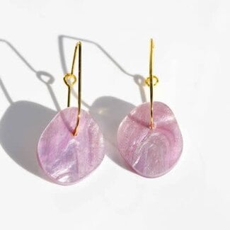 Hagen + Co Hagen + Co Luna Lilac Earrings