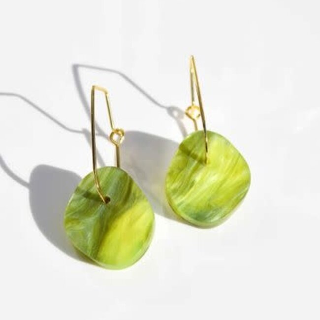 Hagen + Co Luna Sage Earrings