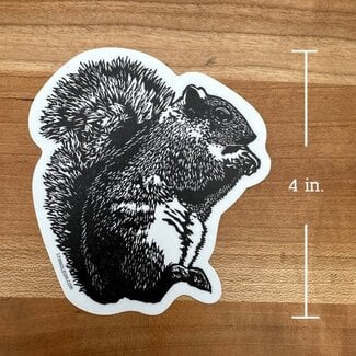 Lynn-oleum Squirrel Sticker