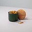 Be Home Stoneware Medium Canister Forest Green