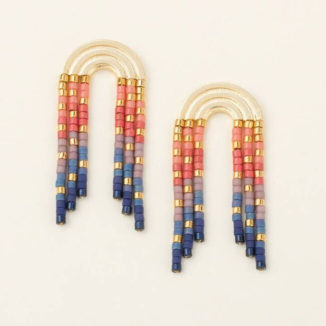 Scout Curated Miyuki Rainbow Earring Multi/Gold