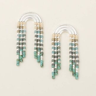 Scout Curated Wears Scout Curated Miyuki Rainbow Earring Turquoise/Mult/Silver