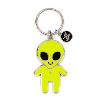 These Are Things Alien Baby Enamel Keychain