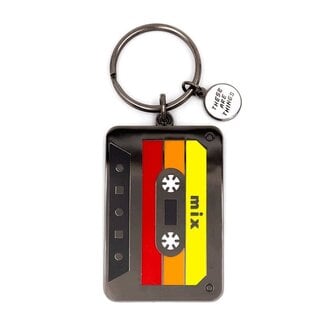 These Are Things Mix Tape Enamel Keychain