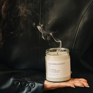 Brooklyn Candle Studio Jar Candle Leather Jacket