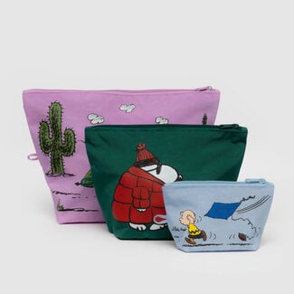 Baggu Baggu Go Pouch Set Peanuts