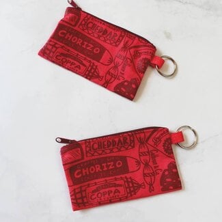 Calhoun & Co. Calhoun & Co. NY Zipper Card Pouch Charcuterie