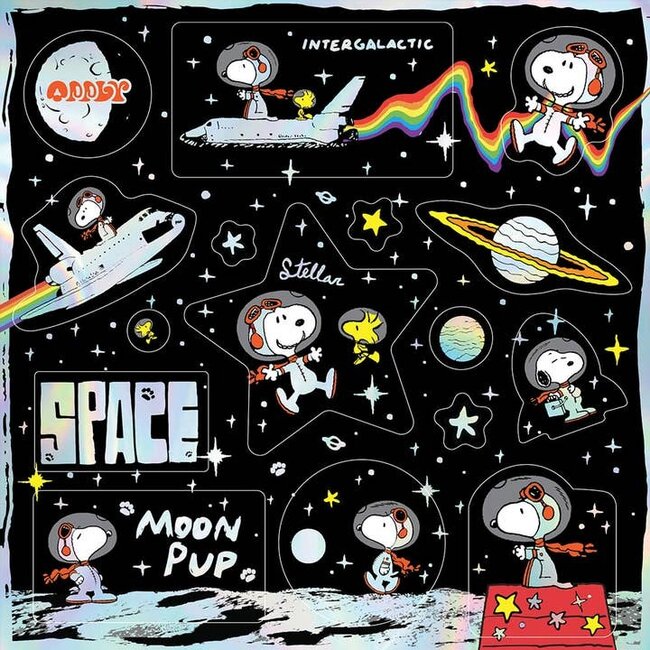 Snoopy in Space Sticker Sheet