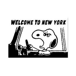 Apply Stickers Welcome To New York from Snoopy Sticker