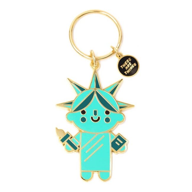 Liberty Baby Enamel Keychain