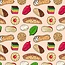 Italian Cookies & Desserts Wrapping Paper Roll