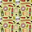 Italian Meats & Cheeses Wrapping Paper Roll