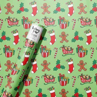 Brittany Paige Traditional Christmas Wrapping Paper