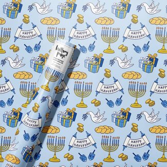 Brittany Paige Happy Hanukkah Wrapping Paper