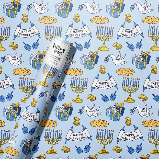 Happy Hanukkah Wrapping Paper