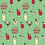 Christmas Cocktails Wrapping Paper