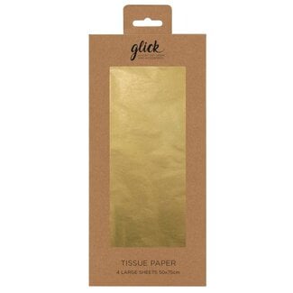 Glick Tissue Plain Gold