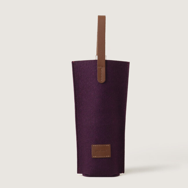 Graf & Lantz Cozy Carrier Solo Felt Aubergine