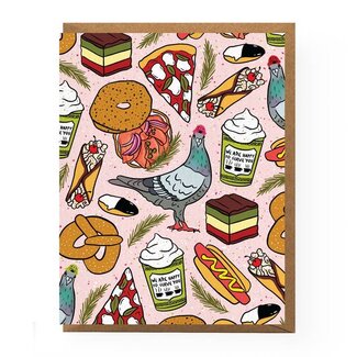 Boss Dotty Paper Co NYC Holiday Pattern Card