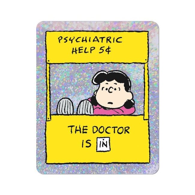 The Doctor Is in Sticker