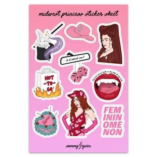 Sammy Gorin MW Princess Chappell Sticker Sheet