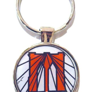 Mary Ellis Brooklyn Bridge Dome Keychain