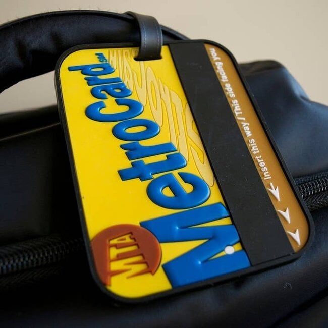 New York Luggage Tag Subway Mta Metrocard