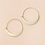 Scout Curated Crescent Hoop Gold Vermeil