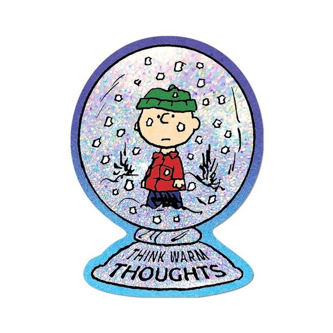 Think Warm Thoughts For the Holidays - Die-Cut Sticker