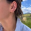 Lonewolf Half Round Hoops Tiny 14K Gold Fill