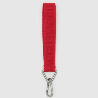 Baggu Baggu Logo Keychain Red