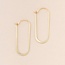 Cosmic Oval Gold Vermeil Earring