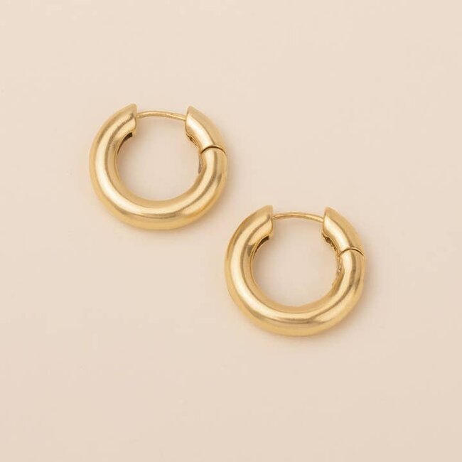 Scout Curated Stellar Hoop Gold Vermeil Earring